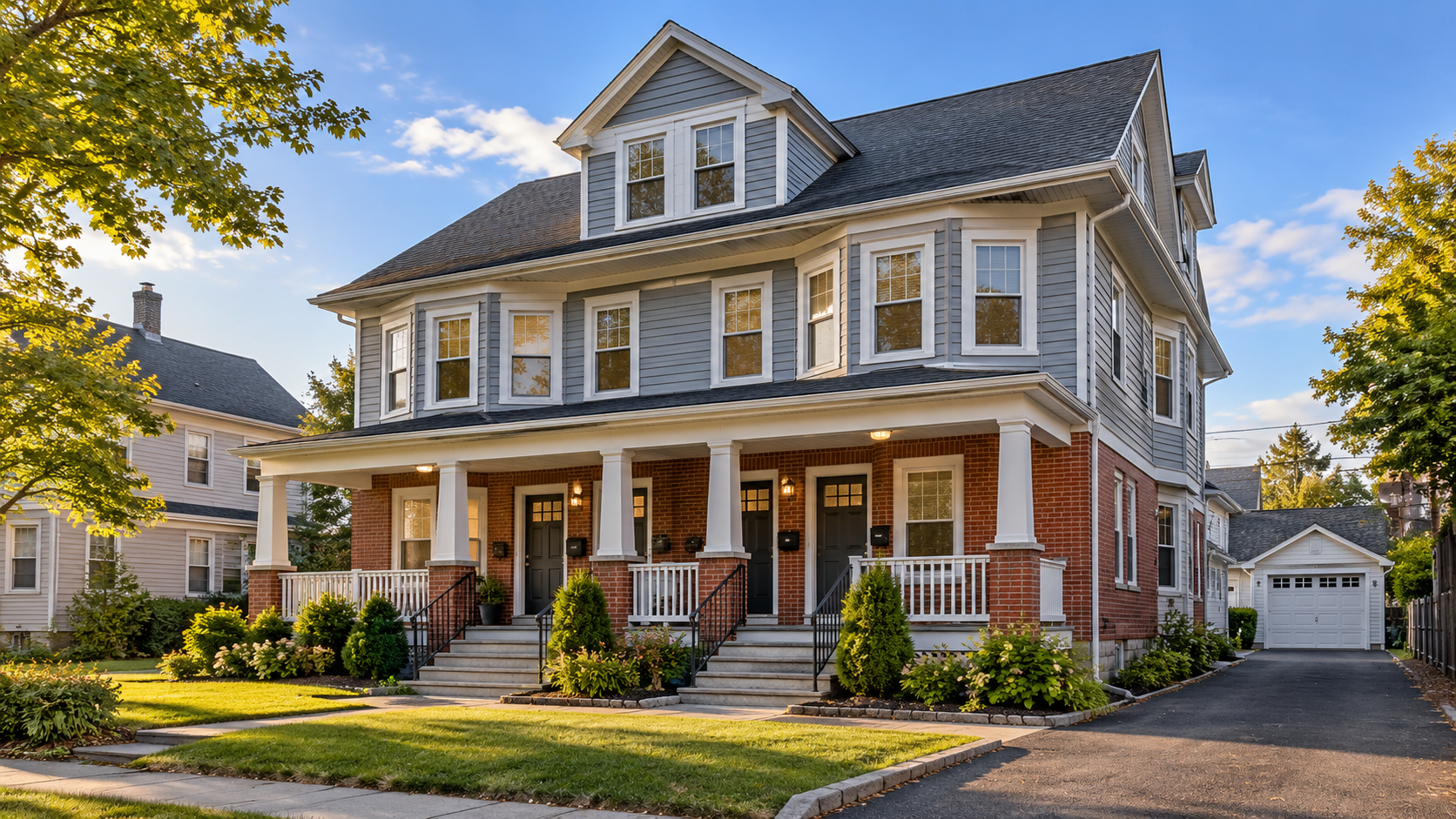 Two-family rental property financed with a DSCR loan